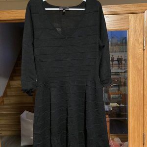 Lane Bryant Black Sweater Dress